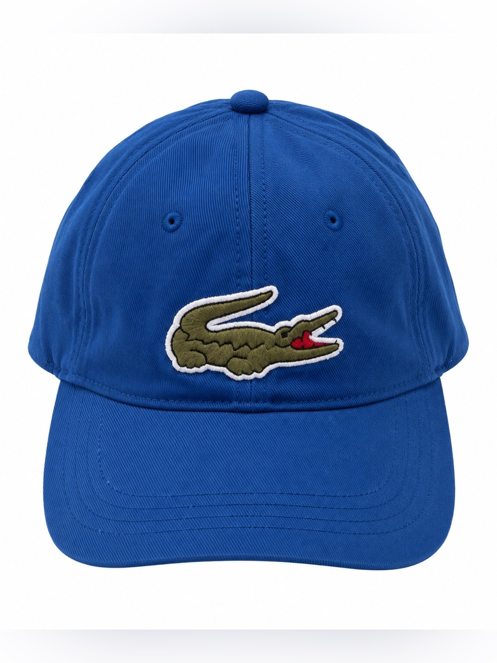 Lacoste Bright Blue Baseball Cap with Croc Patch